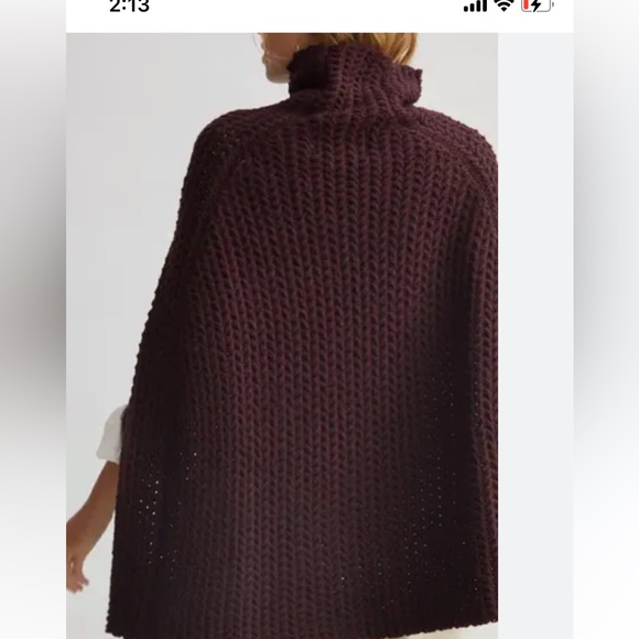 Anthropologie bell sleeved poncho - Picture 4 of 5